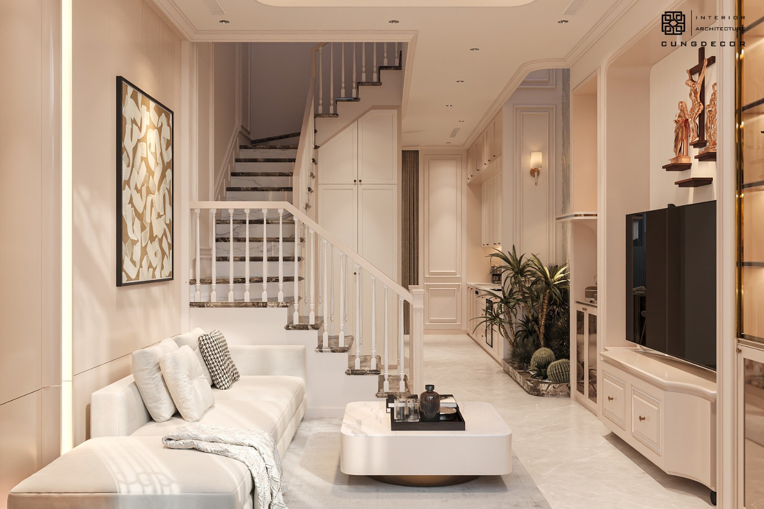 Nhà phố tân cổ điển