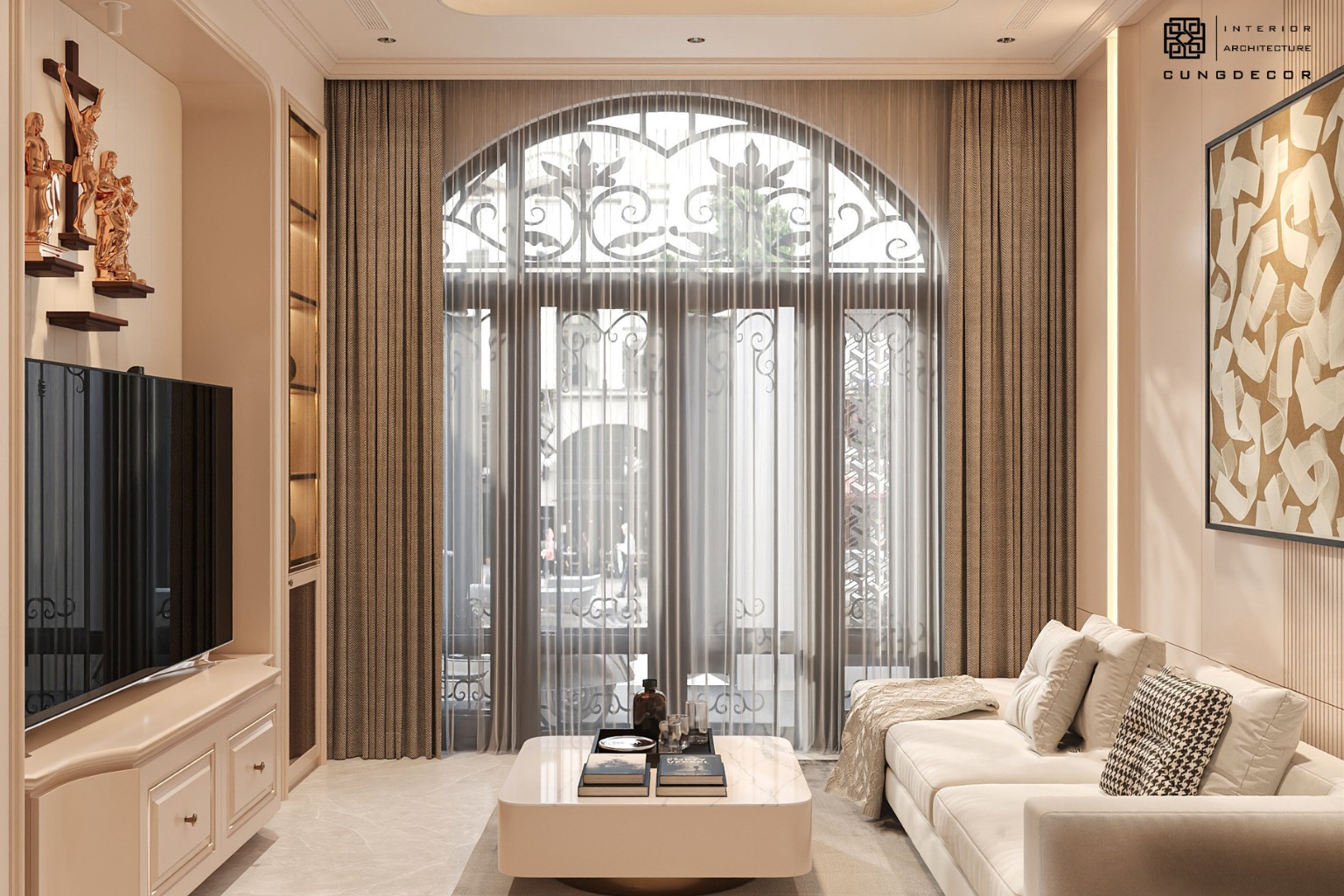 Nhà phố tân cổ điển