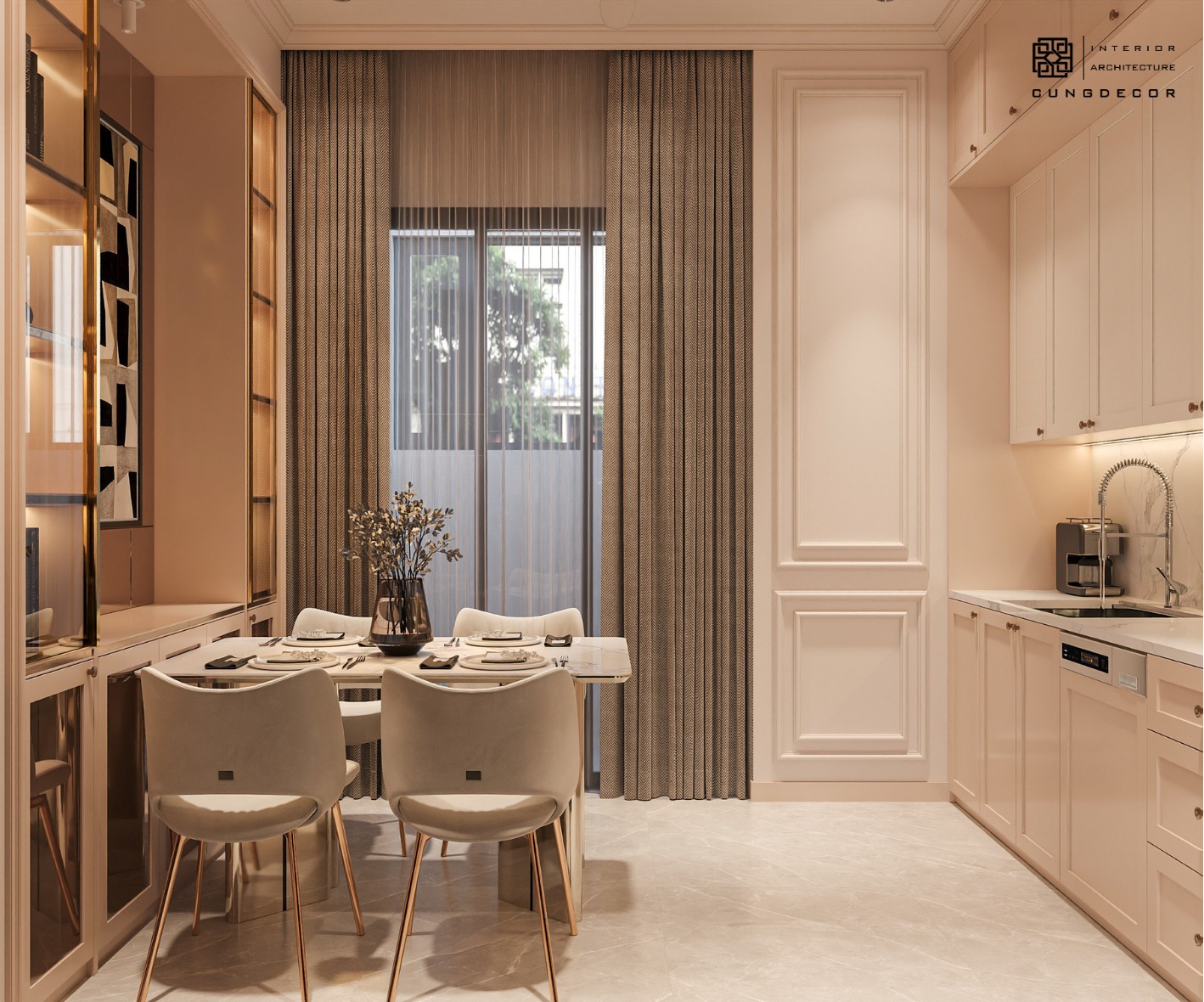 Nhà phố tân cổ điển