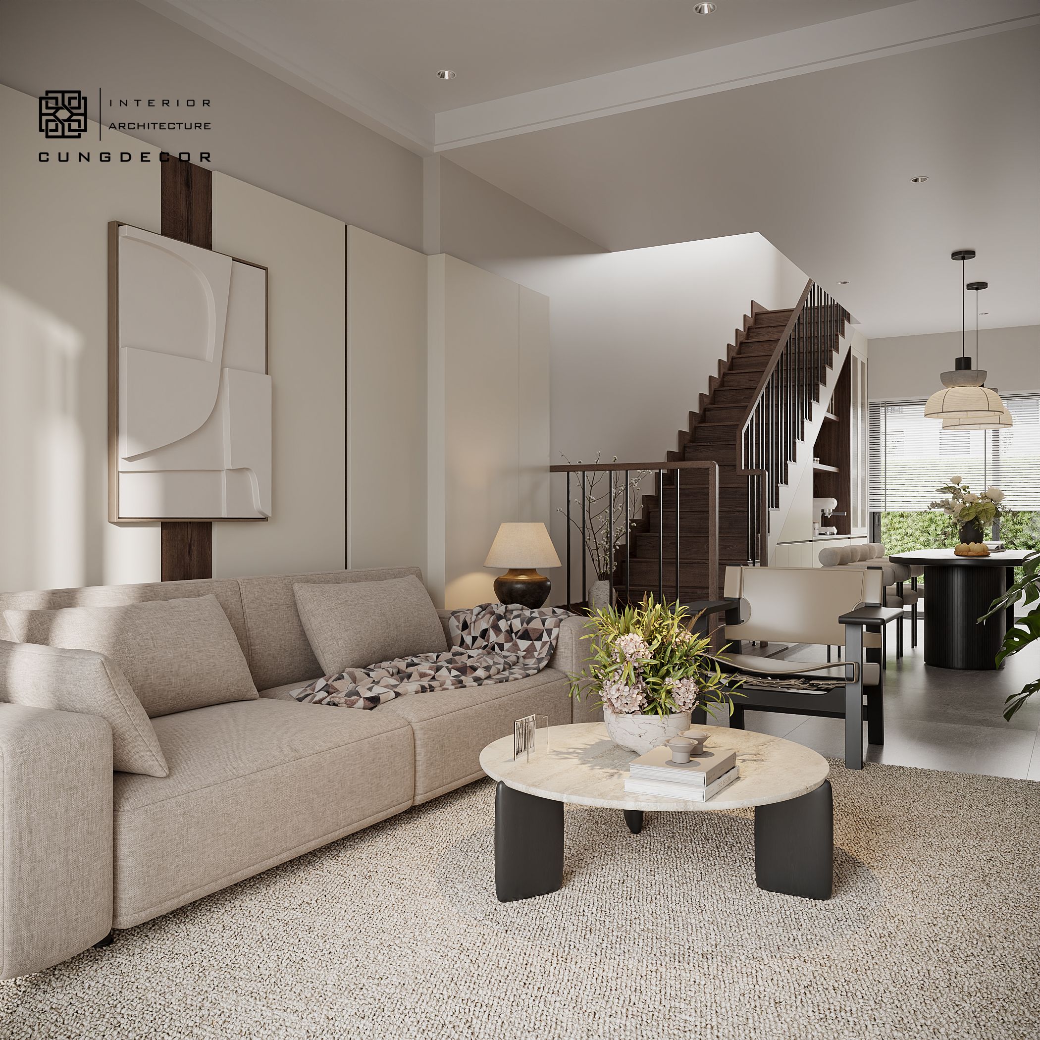 Nhà phố hiện đại