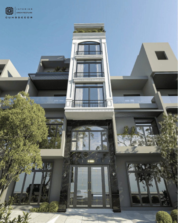 Nhà phố hiện đại